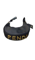 FENDİ DERİ  BAYAN ÇANTA KAYIK MODELİ SİYAH