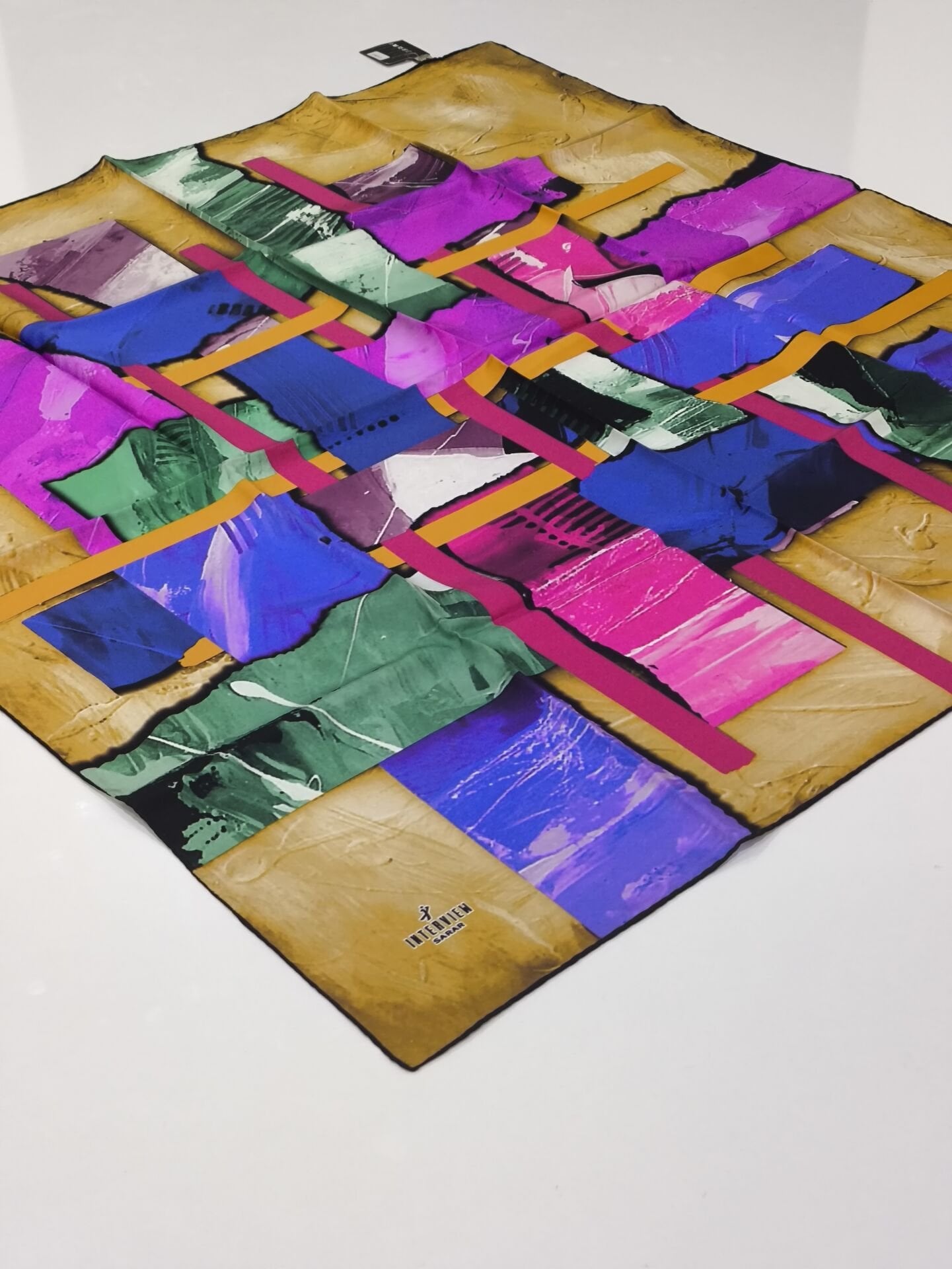 SARAR İNTERVİEW TİVİL İPEK EŞARP 10003-2