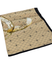 EKOSE C DESEN VUAL İPEK ŞAL GOLD SARI