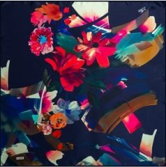 AKER NOSTALJİ SURA İPEK EŞARP 7900-321