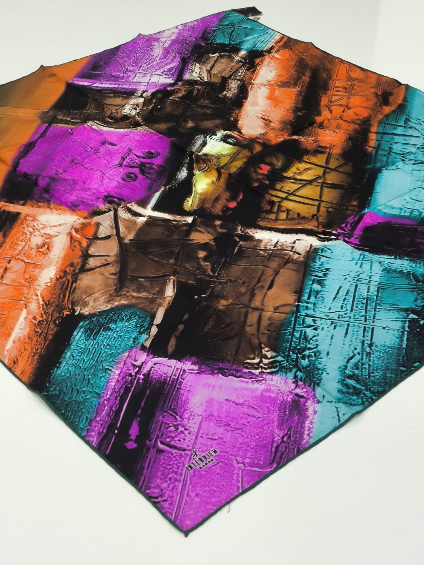 SARAR İNTERVİEW TİVİL İPEK EŞARP 10004-4