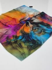 SARAR İNTERVİEW TİVİL İPEK EŞARP  EBRU DESEN10012-2