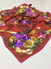 BALSE SURA İPEK EŞARP  KIRMIZI 5001 -1