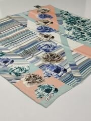 BALSE SURA İPEK EŞARP YAVRUAĞZI YEŞİL 5050-1