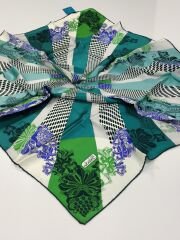 BALSE SURA İPEK EŞARP YEŞİL 5005-1