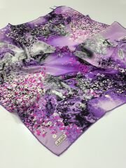 BALSE SURA İPEK EŞARP MOR 5006-1