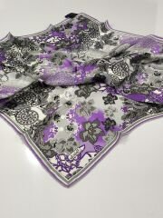 BALSE SURA İPEK EŞARP LİLA 5007-1