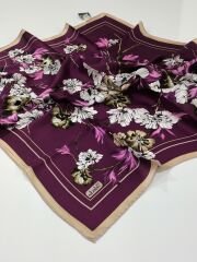 BALSE SURA İPEK EŞARP MÜRDÜM 5010-1