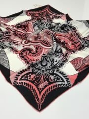 BALSE SURA İPEK EŞARP SİYAH 5015-1