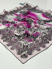 BALSE SURA İPEK EŞARP FUŞYA PEMBE 5016-1