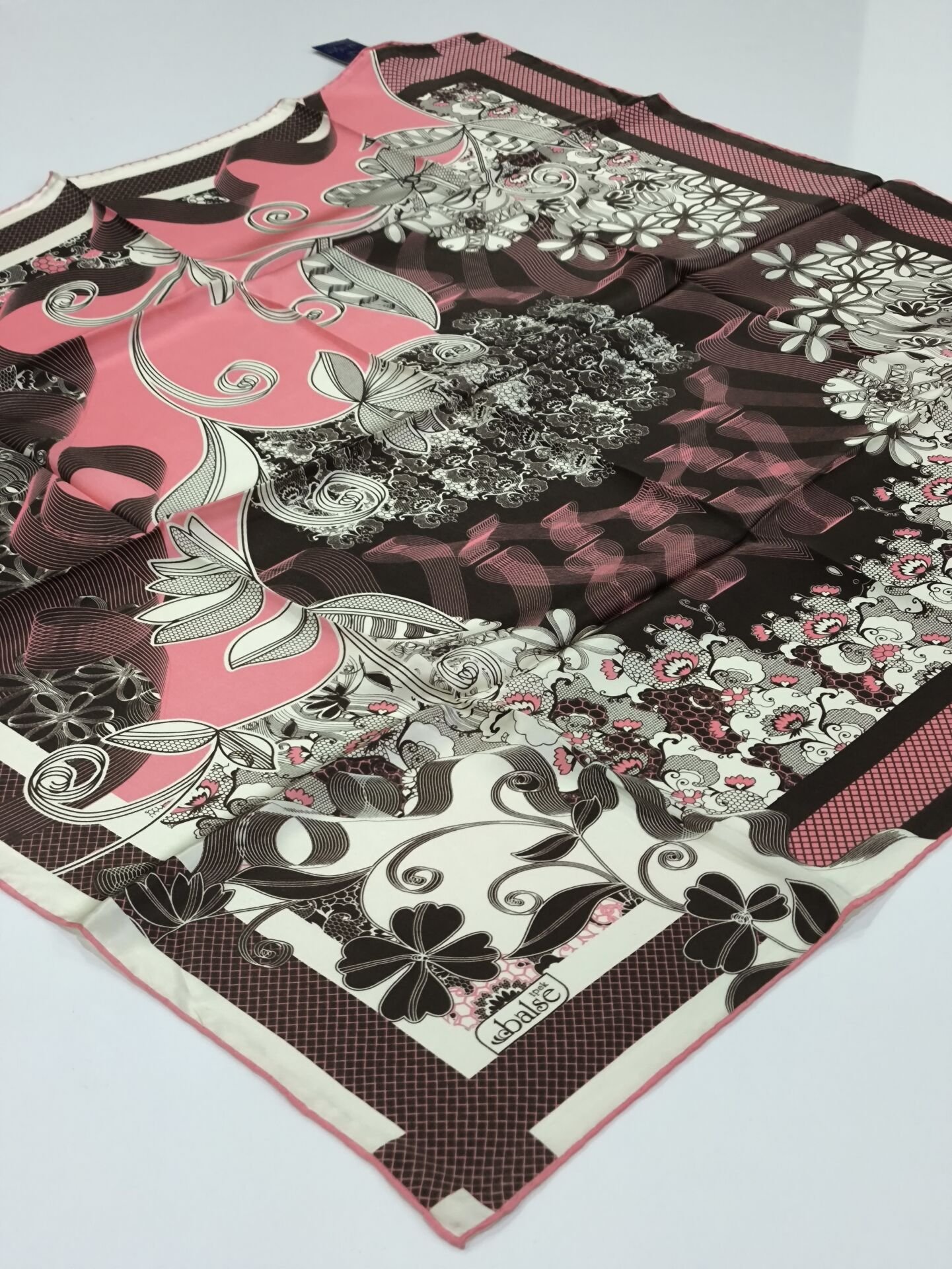 BALSE SURA İPEK EŞARP MERCAN KAHVERENGİ 5018-2