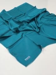 BALSE SURA İPEK EŞARP PETROL MAVİ 6000-4