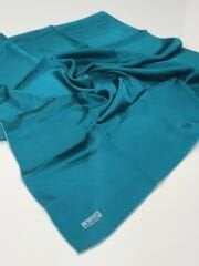 BALSE SURA İPEK EŞARP PETROL MAVİ 6000-4