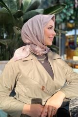 AKER MONOGRAM JAKAR EŞARP 6060950-982 PUDRA