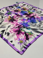 BALSE SURA İPEK EŞARP MOR 5023-1