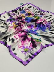 BALSE SURA İPEK EŞARP MOR 5023-1