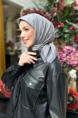 AKER MONOGRAM JAKAR EŞARP 6060950-971 GRİ