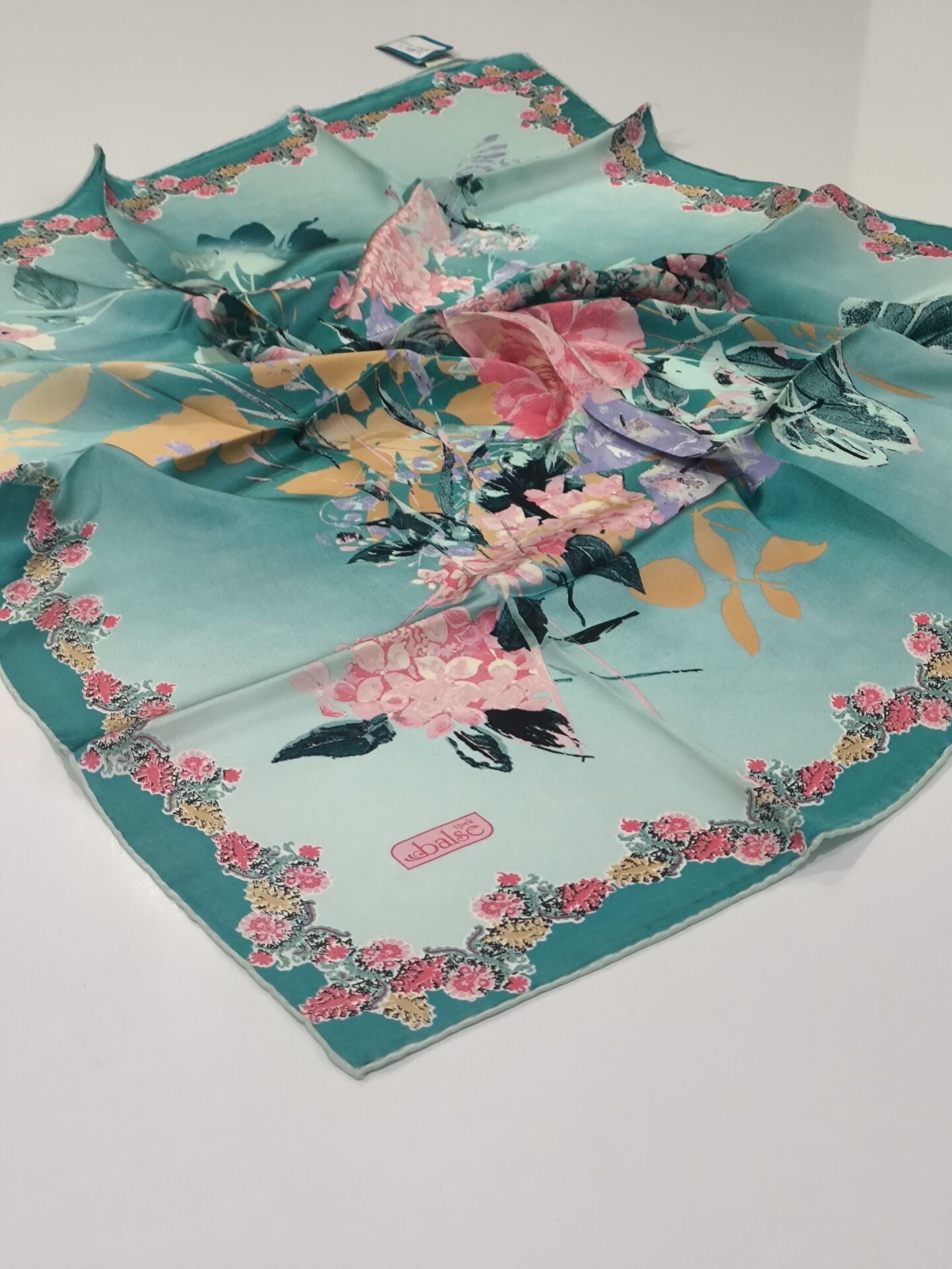 BALSE SURA İPEK EŞARP MİNT YEŞİL 5024-1