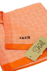 AKER MONOGRAM JAKAR EŞARP 6060950-962 TURUNCU