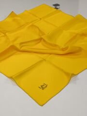 LEVİDOR SURA İPEK EŞARP SARI 9001-2