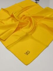 LEVİDOR SURA İPEK EŞARP SARI 9001-2