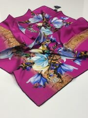 LEVİDOR SURA İPEK EŞARP FUŞYA 9002-1