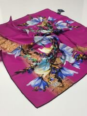 LEVİDOR SURA İPEK EŞARP FUŞYA 9002-1