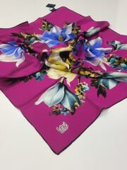 LEVİDOR SURA İPEK EŞARP FUŞYA 9003-1