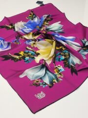 LEVİDOR SURA İPEK EŞARP FUŞYA 9003-1