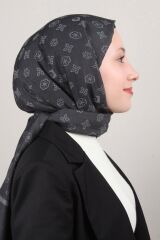 PİERRE CARDİN COTTON ŞAL 1030600-913 SİYAH GRİ