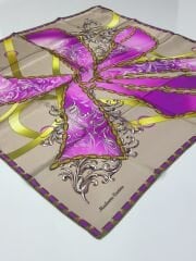 MADAME CARİNA SURA İPEK EŞARP VİZON 3003-52