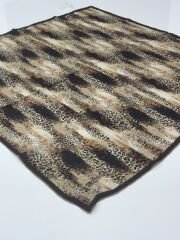 GLAMOURIA NEVA EŞARP LEOPAR DESEN 1 KAHVE KREM