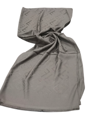 FENDİ F DESEN İPEK JAKARLI ŞAL ACI KAHVE