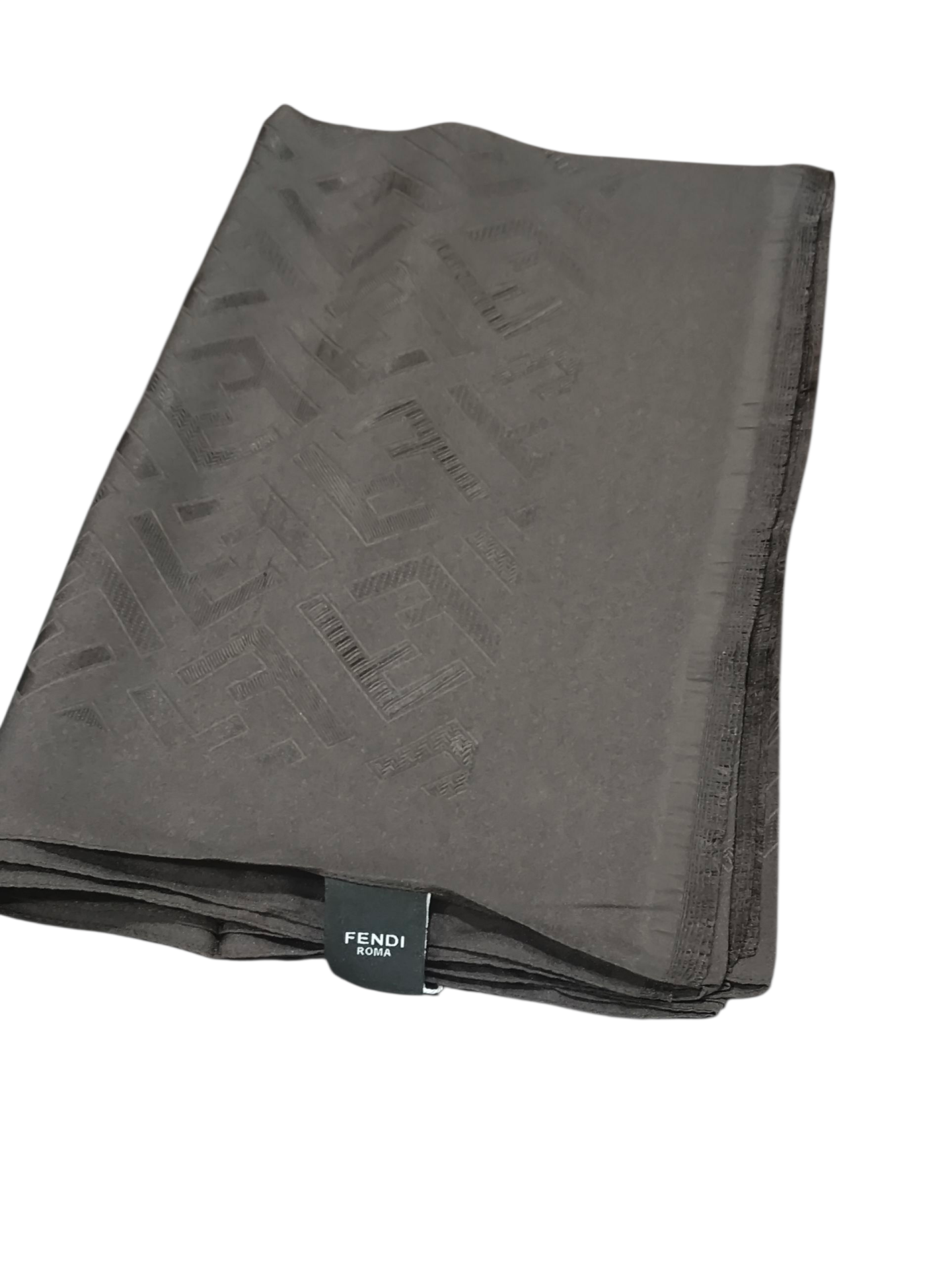 FENDİ F DESEN İPEK JAKARLI ŞAL ACI KAHVE