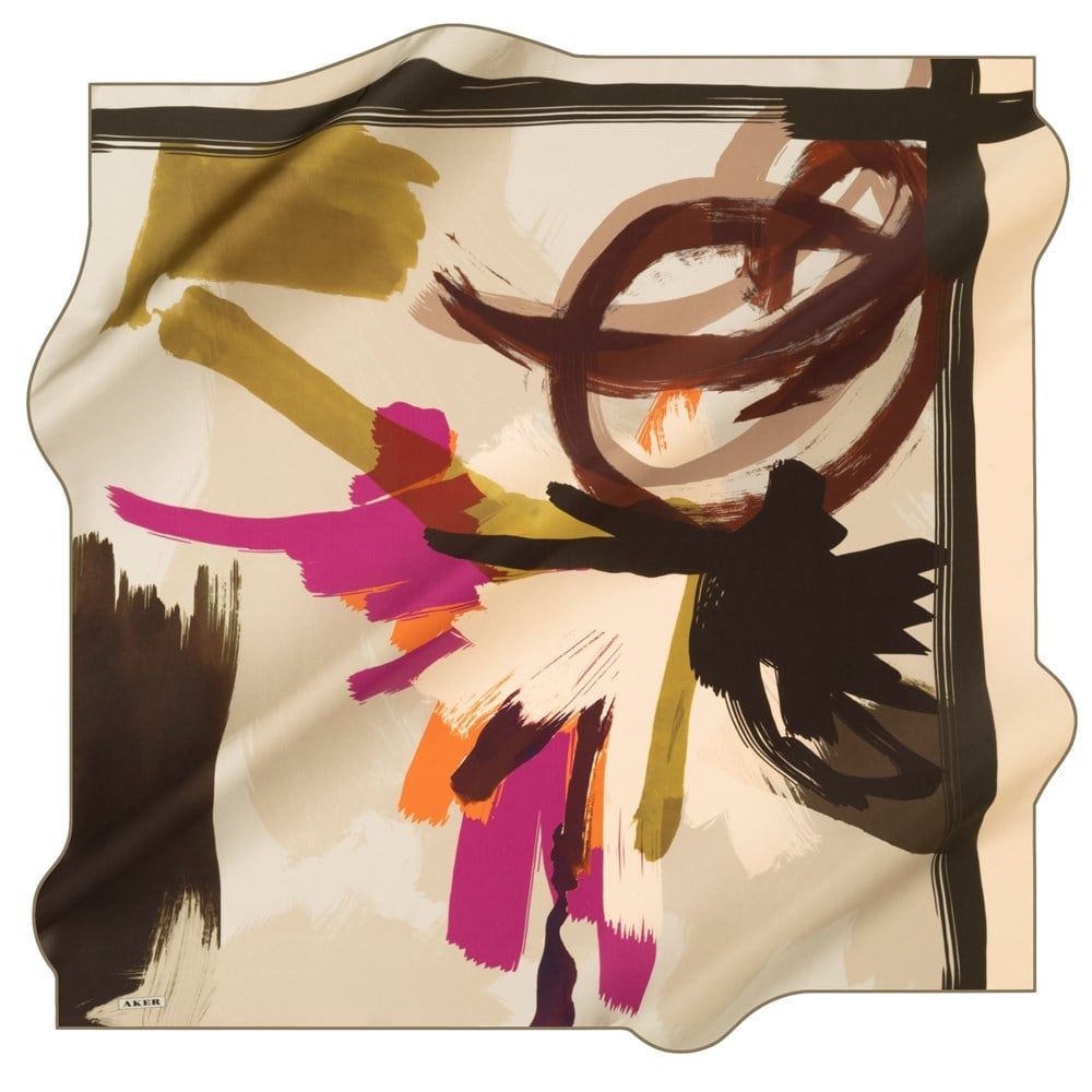 AKER NOSTALJİ SURA İPEK EŞARP 8106-351