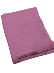 FENDİ F DESEN İPEK JAKARLI ŞAL ACI PATLICAN