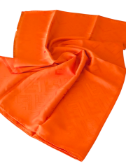 FENDİ F DESEN İPEK JAKARLI ŞAL TURUNCU