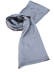 FENDİ F DESEN İPEK JAKARLI ŞAL ANTRASİT