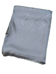 FENDİ F DESEN İPEK JAKARLI ŞAL ANTRASİT