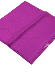 FENDİ F DESEN İPEK JAKARLI ŞAL MÜRDÜM