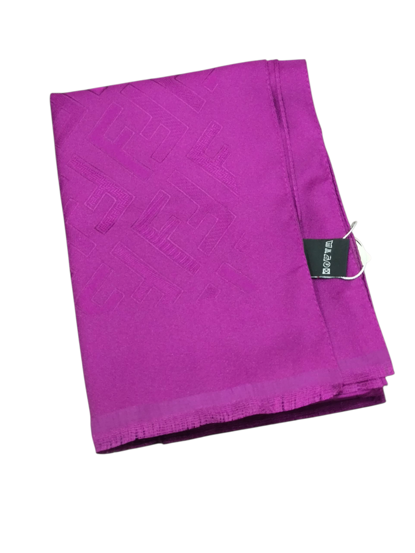 FENDİ F DESEN İPEK JAKARLI ŞAL MÜRDÜM