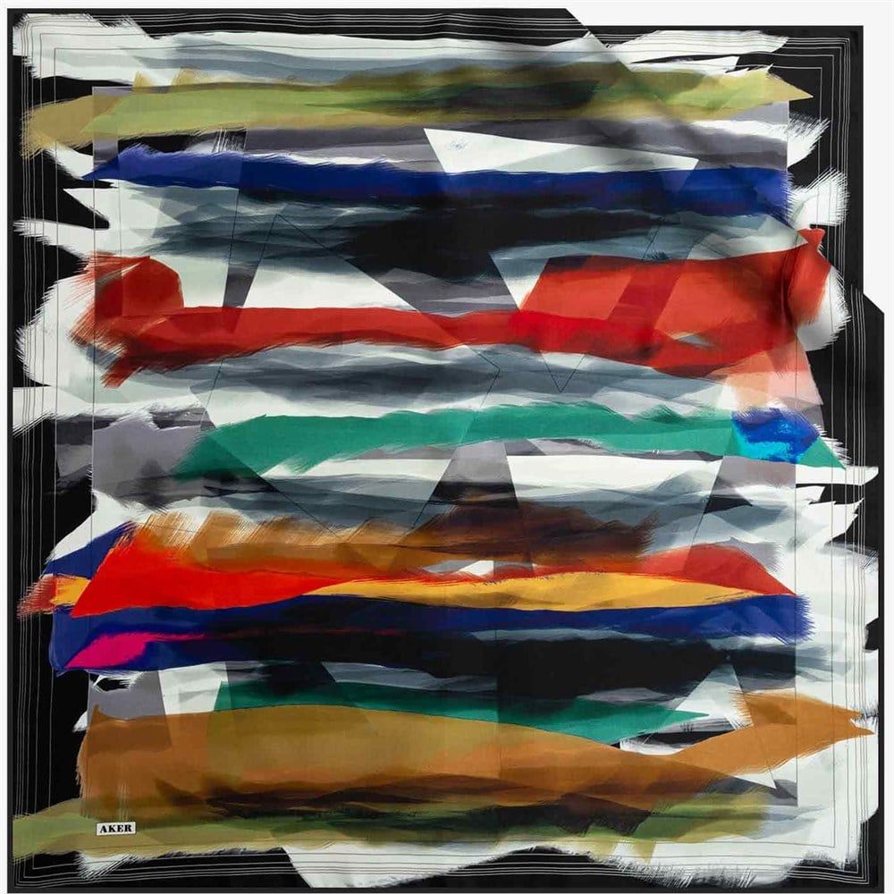 AKER NOSTALJİ SURA İPEK EŞARP 7919-311