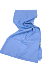 FENDİ F DESEN İPEK JAKARLI ŞAL İNDİGO