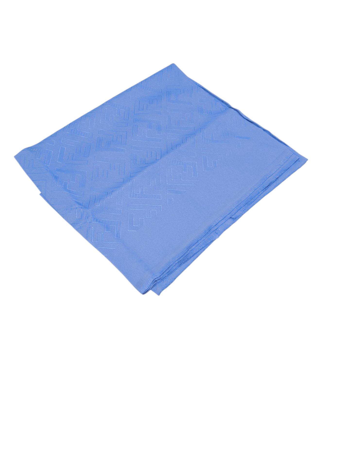 FENDİ F DESEN İPEK JAKARLI ŞAL İNDİGO