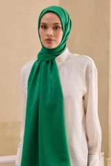 CARDİON JAKARLI ŞAL HOLOGRAM DESEN BENETTON YEŞİLİ