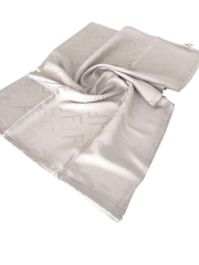 FENDİ F DESEN İPEK JAKARLI ŞAL AÇIK VİZON