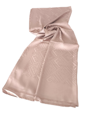 FENDİ F DESEN İPEK JAKARLI ŞAL KOYU VİZON