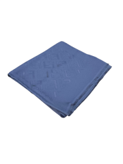 FENDİ F DESEN İPEK JAKARLI ŞAL LACİVERT