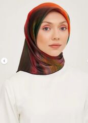 ARMİNE SURA İPEK EŞARP NOSTALJİ  9017-02