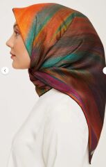 ARMİNE SURA İPEK EŞARP NOSTALJİ  9017-02